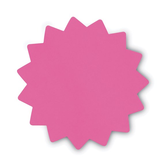 1PC COSCO Die Cut Paper Signs, 4\" Round, Assorted Colors, Pack of 60 Each