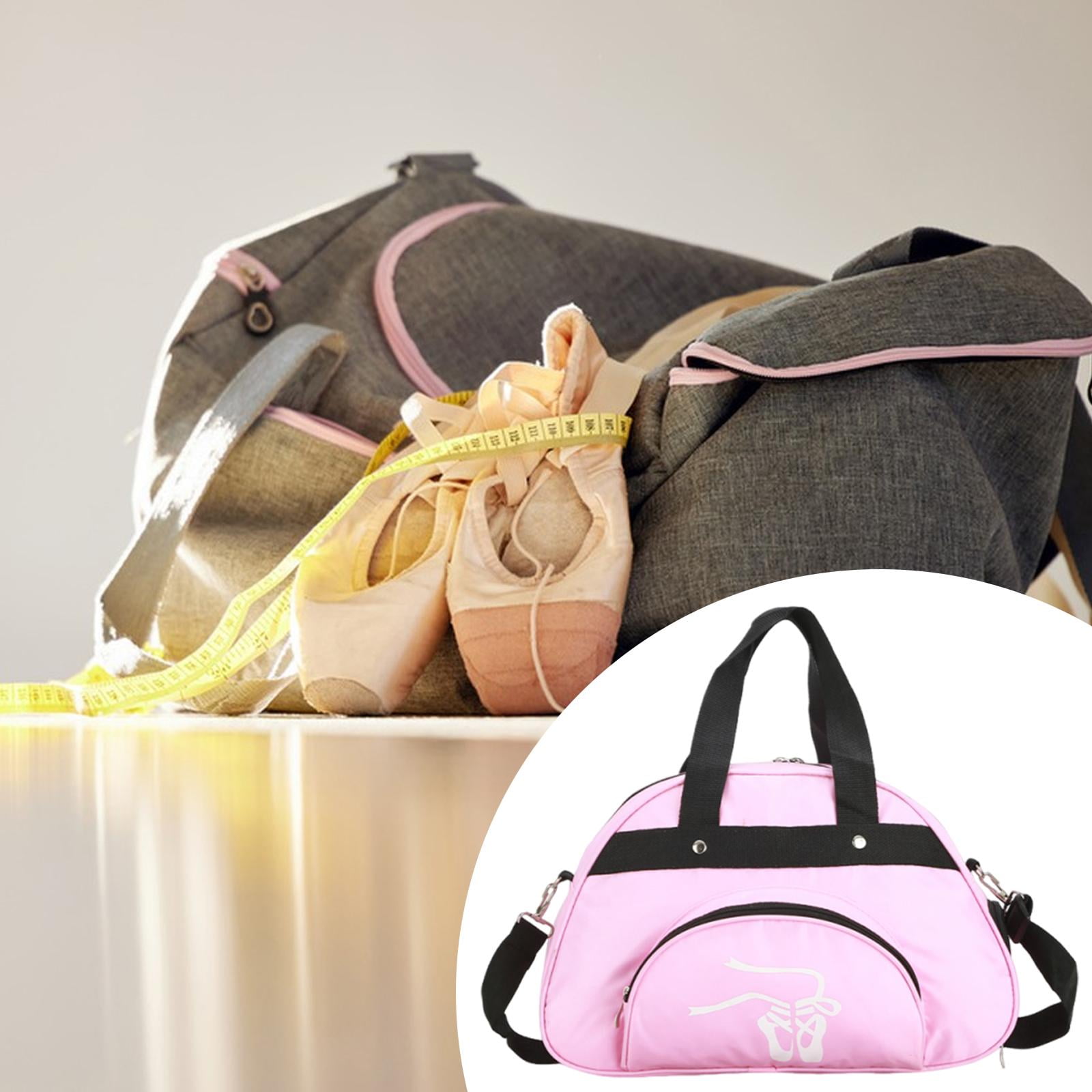 Dance Bag Sports Duffel Shoe Organizer Nylon Material Large Capacity for Girls Women Ballet Dancers