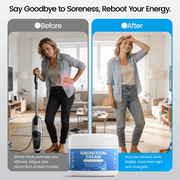 Jtopyrt Magnesium Cream - Soothes Muscle Soreness and Eases Joint Discomfort, At-Home Relief for Women
