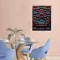 thumbnail image 2 of Fenyluxe Maximalism Canvas Wall Decor for Home - Bathroom & Living Room Canvas Print 12x16in, 2 of 5