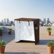 thumbnail image 3 of Funda Grande Impermeable Para Jaula De Pájaros, A Prueba De Polvo, Para Exteriores, Patio Y Jardín, Color Marrón, 210D Marrón 210D, 3 of 9