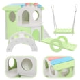 thumbnail image 2 of 1 Ensemble de Cachette Décorative pour Hamster, Pont Résistant à l'Usure pour Hamster, Jouet pour Hamster, 2 of 7
