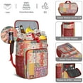 thumbnail image 5 of Retro Tribal Insulated Cooler Backpack - 20L Soft Cooler Bag, Rustic Home Decor for Picnic, 5 of 6