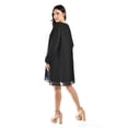 thumbnail image 3 of Vestido de mangas con relieve Roman Fashion 3823 Negro G, 3 of 5