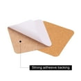 thumbnail image 3 of 50pcs Self Adhesive Cork Coasters 3.1"x 3.1"x 0.04" Cork Mats Cork Backing Sheets, Square Rounded Corner, 3 of 5
