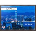 thumbnail image 3 of ArtToFrames 27.5x19.7 Inch - 70x50 CM Brown Puzzle Frame for 1000 piece Puzzles.1.63 Inch Custom Wood Puzzle Frames, Honors Mahogany with Black - Comes with Economy Acrylic, 3 of 6