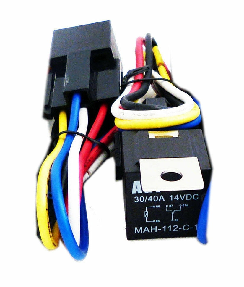 10 Pack 12V 30/40 Amp 4-Pin SPST Automotive Relay with Wires & Harness Socket US 