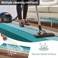 thumbnail image 5 of Aqua Teal Outdoor Rug 5x8 Ft - Reversible Patio Rug Outdoor Camping Rugs, Farmhouse Wood Grain Vintage Brown Striped Washable Indoor Outdoor Area Rugs, Non-Slip Outdoor Carpet Runner for Deck/Porch, 5 of 8