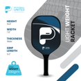 thumbnail image 5 of Pro Freedom Tournament Ready Pickleball Paddle | Fibre Glass, Honey Comb Design Indoor, Outdoor Play Lightweight Racket | Ideal For Women & Men - All Skill Level (Pack Of 2), 5 of 5