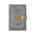 thumbnail image 2 of Tarmeek A5 Vintage Locked Notebook with 3-Digit Combination Lock Diary, PU Leather Embossed Cover, 200 Pages Lined Password Journal for Daily Journaling and Planning, 2 of 7