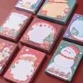 thumbnail image 3 of Cute Creative  Christmas Cartoon Snow Man Sticky Notes Santa Self-Adhesive Post It Notes Pad  See Through Office School Supplies, 3 of 7