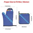 thumbnail image 2 of Naloa Multiplication Table Oven Mitts and Pot Holders 4 pcs Set, Cooking Baking Grilling Kitchen Oven Glove for Cooking, 2 of 6