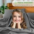 thumbnail image 4 of Rayon Derived from Bamboo Sheets Queen Set Cooling Sheets Piece Sheet Set Thread Count Sheet Deep Pocket Sheet Set Up to Super Soft Silky Smooth (Queen ), 4 of 7