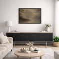 thumbnail image 5 of Framed Canvas Wall Art Moody Mist River Landscape Print for Living Room Decoration - 16"x24" BLACK, 5 of 8