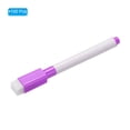 thumbnail image 3 of Dry Erase Marker Pens, 100 Pack Purple Ink Fine Point Low Odor Whiteboard with Eraser Cap, White Pen Rod, 3 of 6