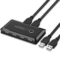 thumbnail image 4 of Selector De Interruptor Usb 3.0 Selector de interruptor USB 3.0 de 4 entradas y 2 salidas Interruptor USB para impresora (usb2.0) Likrtyny Para estrenar, 4 of 7