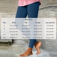 thumbnail image 3 of Ovbmpzd Active Women Yoga Pants High Wasited Blue Slim-Leg Petite Leggings Casual Tummy Control Leggings,XL, 3 of 6