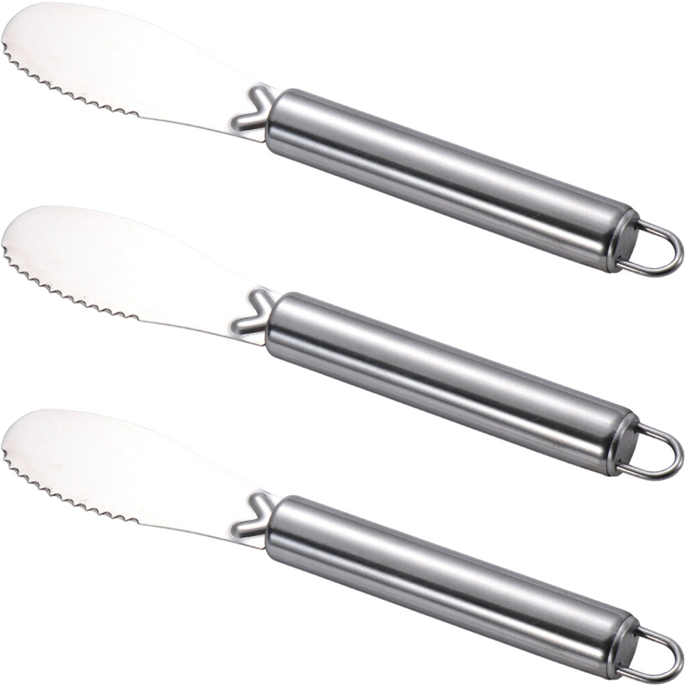 Cream cheese spreader 3Pcs Stainless Steel Butter Spreader With Handle