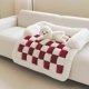 thumbnail image 2 of Sofa Pet Protector Cover For Dogs And Cats, NonSlip, Washable Fuzzy Calming Dog Sofa Bed Protector, 70x70cm Red, 2 of 5