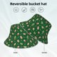 thumbnail image 2 of Balery green Christmas Element Sombreros para el sol para hombre y mujer, sombrero de pescador con UPF 50+, 2 of 6