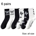 thumbnail image 5 of vlrwzc Butterfly Print Long Socks 6paris Casual Cotton Color Solid Socks Comfortable Breathable Non Slip Funny Socks for Women, 5 of 7