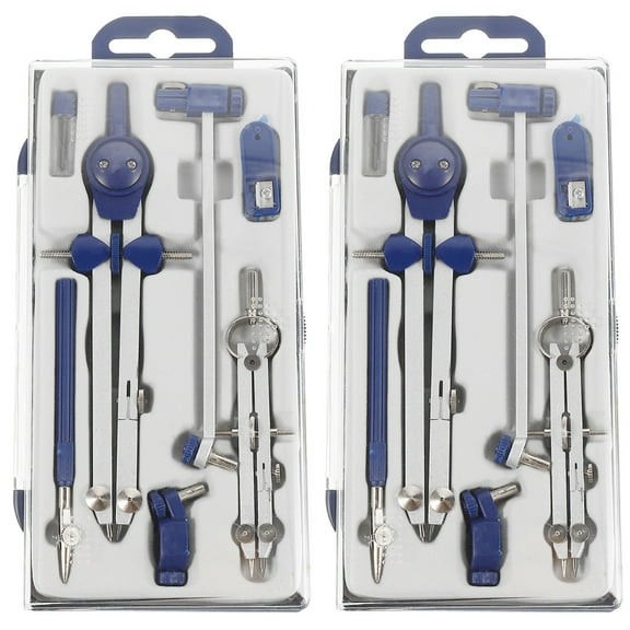 2 Sets Compass Multi-functional Drawing Tools Precision Professional Compasses Geometry