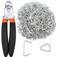 thumbnail image 1 of Kit de Alicates Rectos para Anillos de Cerdo Xeeloerwaai con 600 Anillos, 1 of 8
