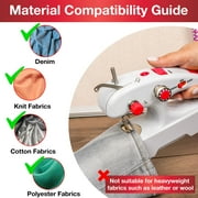 SINGER Stitch Quick Plus Cordless Handheld Portable Mending Machine for Sewing Repairs, Two Thread