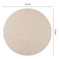 thumbnail image 4 of Unique Bargains Set of 6 PU Placemats for Kitchen Beige 15*15in, 4 of 7