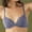 Blue, variant on Women's and Comfortable No-Rim Seamless Thin Style Beautiful Back Simple Bra