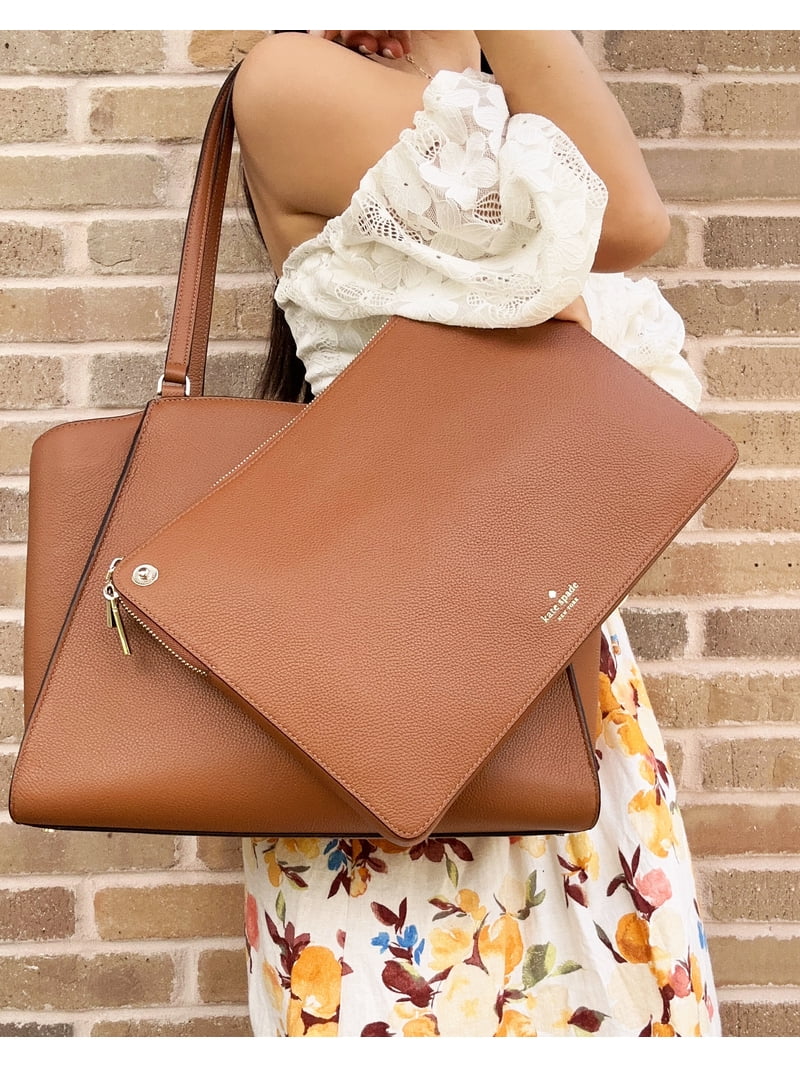 Kate Spade Essential Large Work Tote, Warm Gingerbread Leather