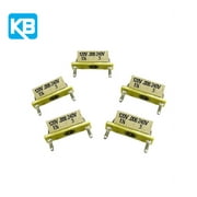 5 PCS Kb electronics 9850 Horsepower Resistor 0.006 Ohms (Range: 1/2 Hp at 90V-130V,   3 Hp at 180V-240V), KBIC DC Motor