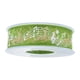 thumbnail image 3 of Cintas navideñas con borde de alambre, multiusos, duraderas, decorativas, con estampado navideño. Verde, 3 of 9