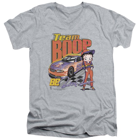 Betty Boop - Team Boop - Slim Fit V Neck Shirt - Medium
