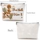 thumbnail image 2 of Bolsas de maquillaje vaqueras occidentales, bolsa de lona para cosméticos, estuche multiusos con cremallera, neceser de viaje, neceser, organizador de almacenamiento portátil, 2 of 9