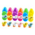 thumbnail image 4 of Kokiya Easter Eggs Filled with Wind up Toy Novelty Funny Easter Gifts Jumping Chicks Cute for Boys Girls Filling Treats Party Favors 12 Set, 4 of 9