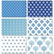 thumbnail image 1 of Tarjetas de Saludo BEST PAPER GREETINGS Paquete de 48 unidades 10x15 cm Azul Floral, 1 of 8