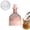 Pink, variant on Silicone Ice Ball Mold, Multi-Purpose, 5.8x5.8x10.7cm, Wine Bottle Ice, Beverage Chill Sculpture Tray, Compact, for Whiskey, Coffee, Juice, Parties, Home Bar(A)
