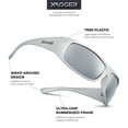 thumbnail image 2 of Xagger Polarized Wrap Around Sunglasses for Men Women Sports Driving Fishing Anti-Glare UV400 Sun Glasses, 2 of 6