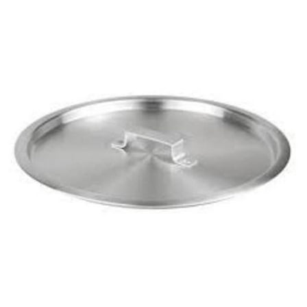 Aluminum Stock Pot Cover 100 Qt - Heavy Gauge Reinforced Lid for Large Pots - NSF Listed - 21-5/8 Inch Diameter - Commercial Kitchen Use