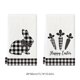 thumbnail image 3 of Decoraciones de Pascua, adornos de Pascua, regalos de Pascua. Paquete de 2 paños de cocina con forma de conejito negro de Pascua. Toallas de cocina. Decoración de mesa. Ideal para la cocina y el comed, 3 of 6