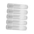 thumbnail image 1 of 100PCS 5ml Clear Black White Empty Lipstick Lip Balm Container Tube Plastic, Use for Lip Gloss, Balm, 1 of 8