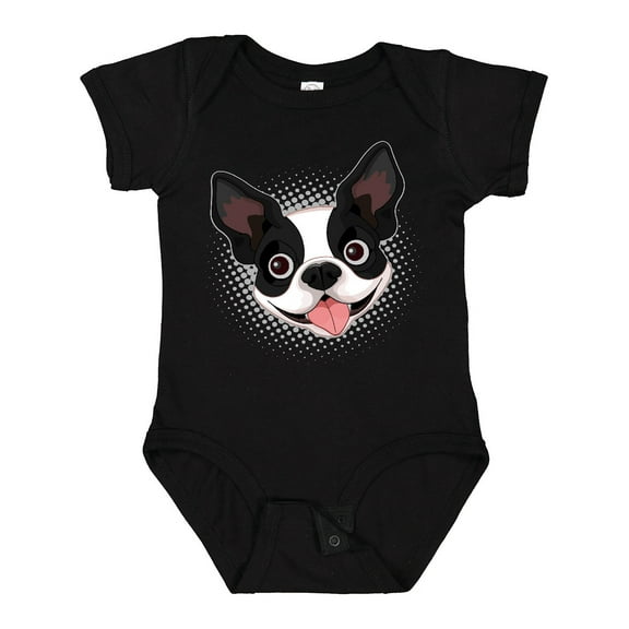 Inktastic Boston Terrier Dog Gift Boys or Girls Baby Bodysuit