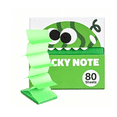 thumbnail image 3 of Sparkly Sticky Notes, 80 Sheets Transparent Self Stick Memo Pads, 3.1X3.1 Inch See Through Note For School & Office Daily Usage (Watermelon), 3 of 5