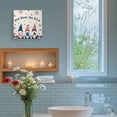thumbnail image 5 of Canvas Print Wall Art Oil Paintings Independence Day Patriotic USA Flag Picture Prints Artwork for Living Room Kitchen Bathroom Bedroom,Stretched and Framed Ready to Hang,Gnomes Star on Cotton Burlap, 5 of 9