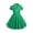 Green, variant on YOUYEDIAN Kids Notch Lapel 50s Dress for Girls Vintage Retro 1950s Polka Dot Dress for Girls 50's Swing Dress (Red, 4-5 Years)