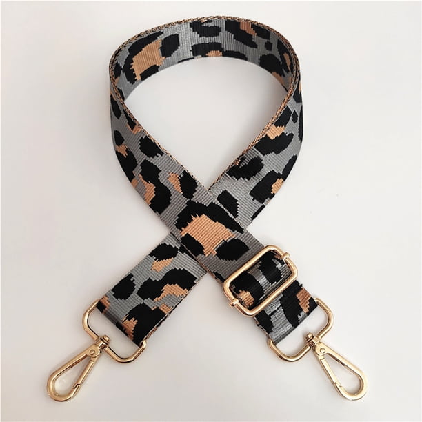 Bolsa Correa de leopardo para reemplazo de accesorios de bandolera (gris) Likrtyny Para Estrenar