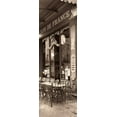 thumbnail image 2 of Blaustein, Alan 9x18 Gold Ornate Wood Framed with Double Matting Museum Art Print Titled - Cafe de France, 2 of 4