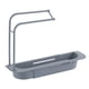 thumbnail image 5 of Soporte Telescópico Para Fregadero, Escurridor Ajustable, Bandeja Para Fregadero, Esponja, Soporte Para Jabón, Soporte Organizador Para Fregadero, Colgador De Tela Para Platos Scienceny HA023066-00, 5 of 7
