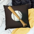 thumbnail image 2 of Autua Baseball Pillowcase Baseball Game Mat Cover Softball Game Decorative Pillowcase Baseball Stadium Sports Theme Outdoor Pillowcase 24x24in, 2 of 5